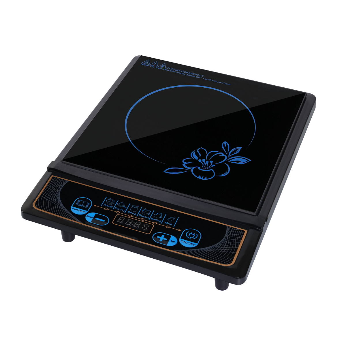 Единичен индукционен котлон ELITE EIP-1253P