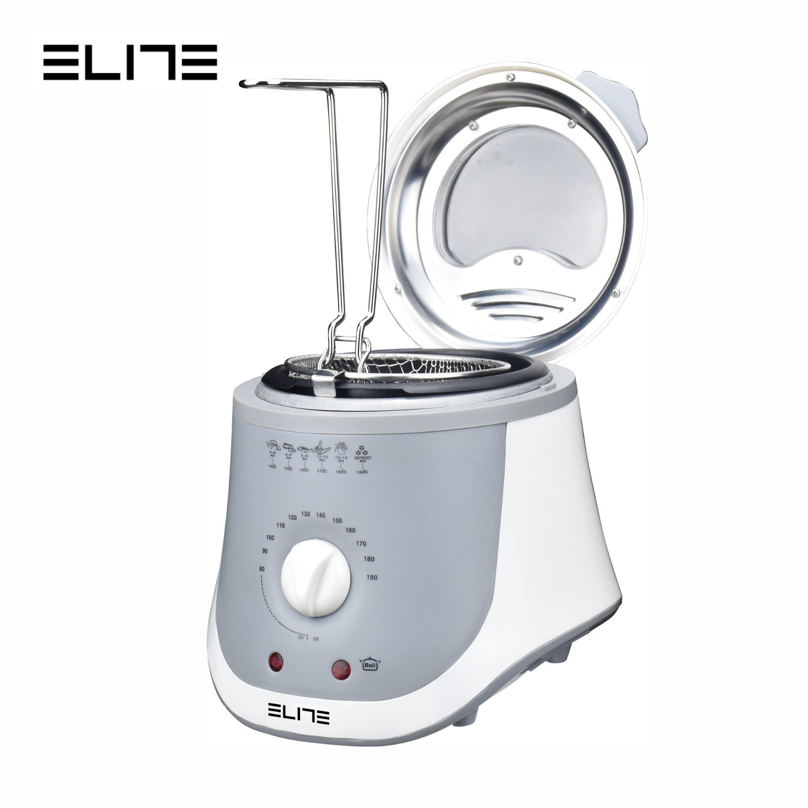 Фритюрник 1л ELITE EDFR-1287W/GR