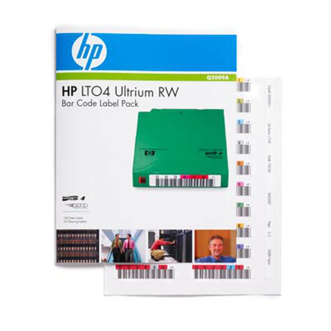 Хартия HP LTO4 Ultrium RW Bar Code label pack (110 pack)