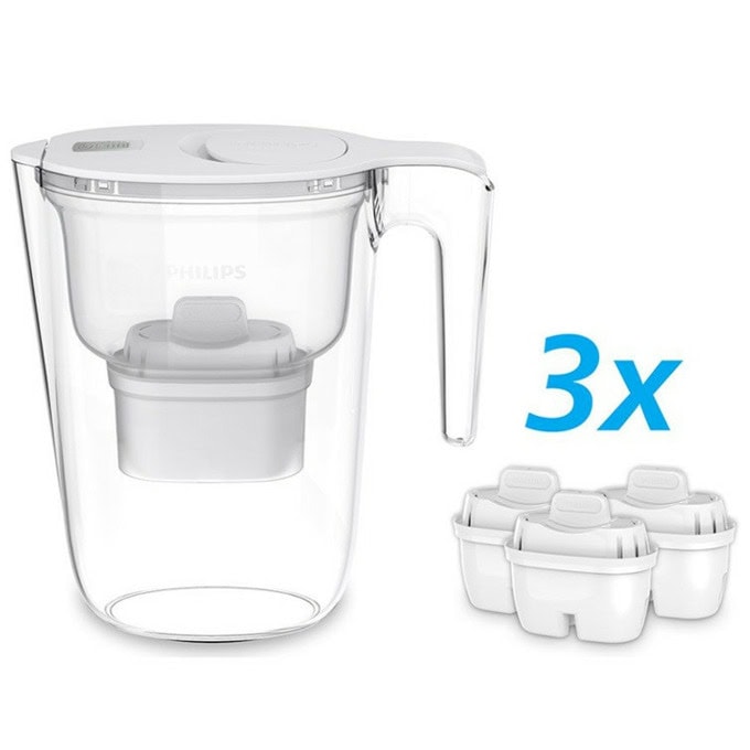 Кана за вода Philips AWP2933WHT/58 в комплект с 3бр. филтри Micro X-Clean