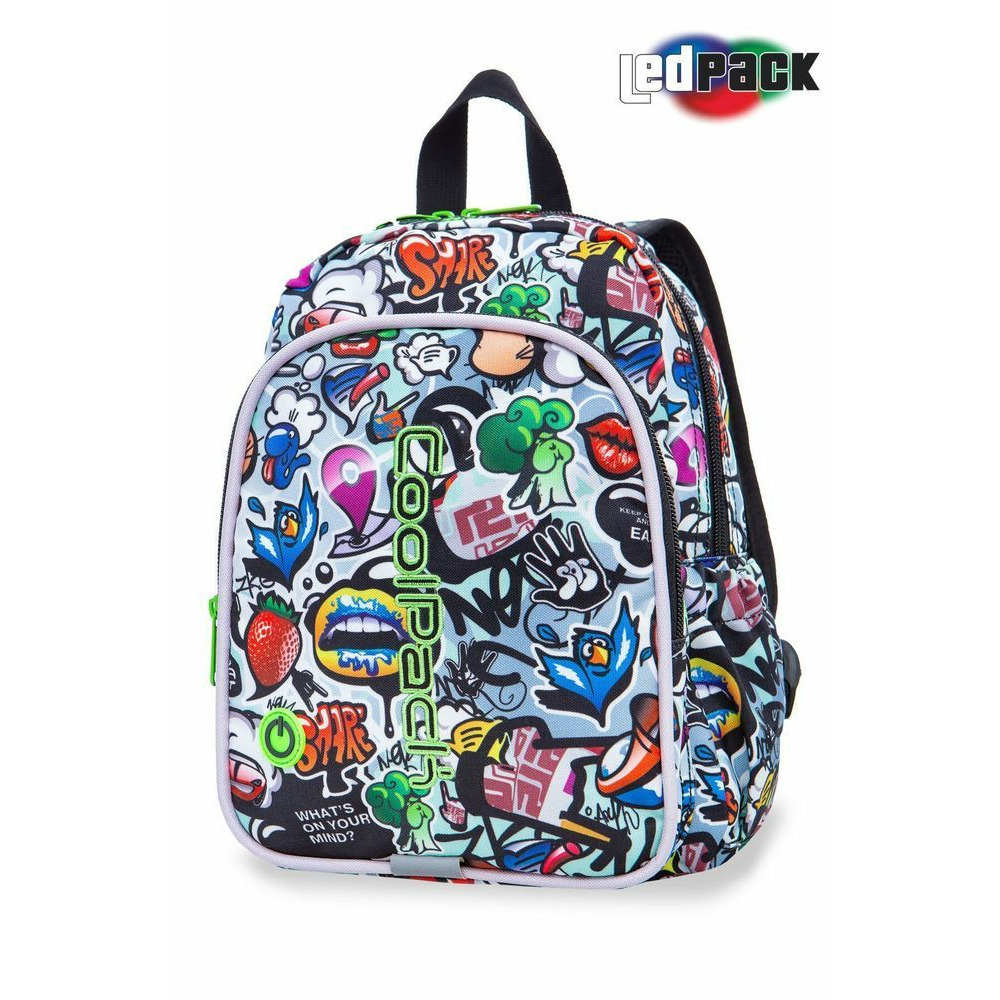 Светеща раница за детска градина CoolPack LED Graffiti Bobby