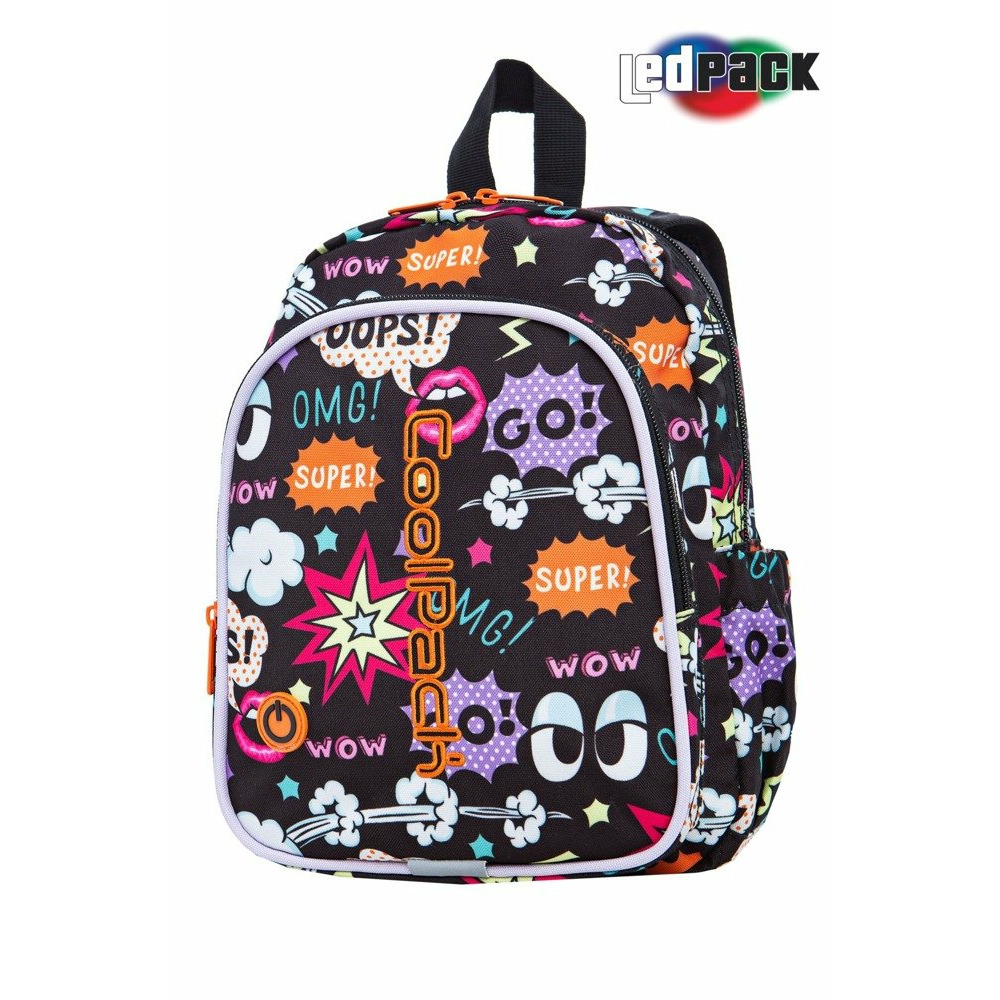 Раница за детска градина с LED светлини CoolPack Comics Bobby