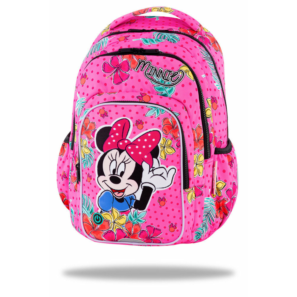 Ученическа светеща раница CoolPack Spark L Minnie Tropical LED