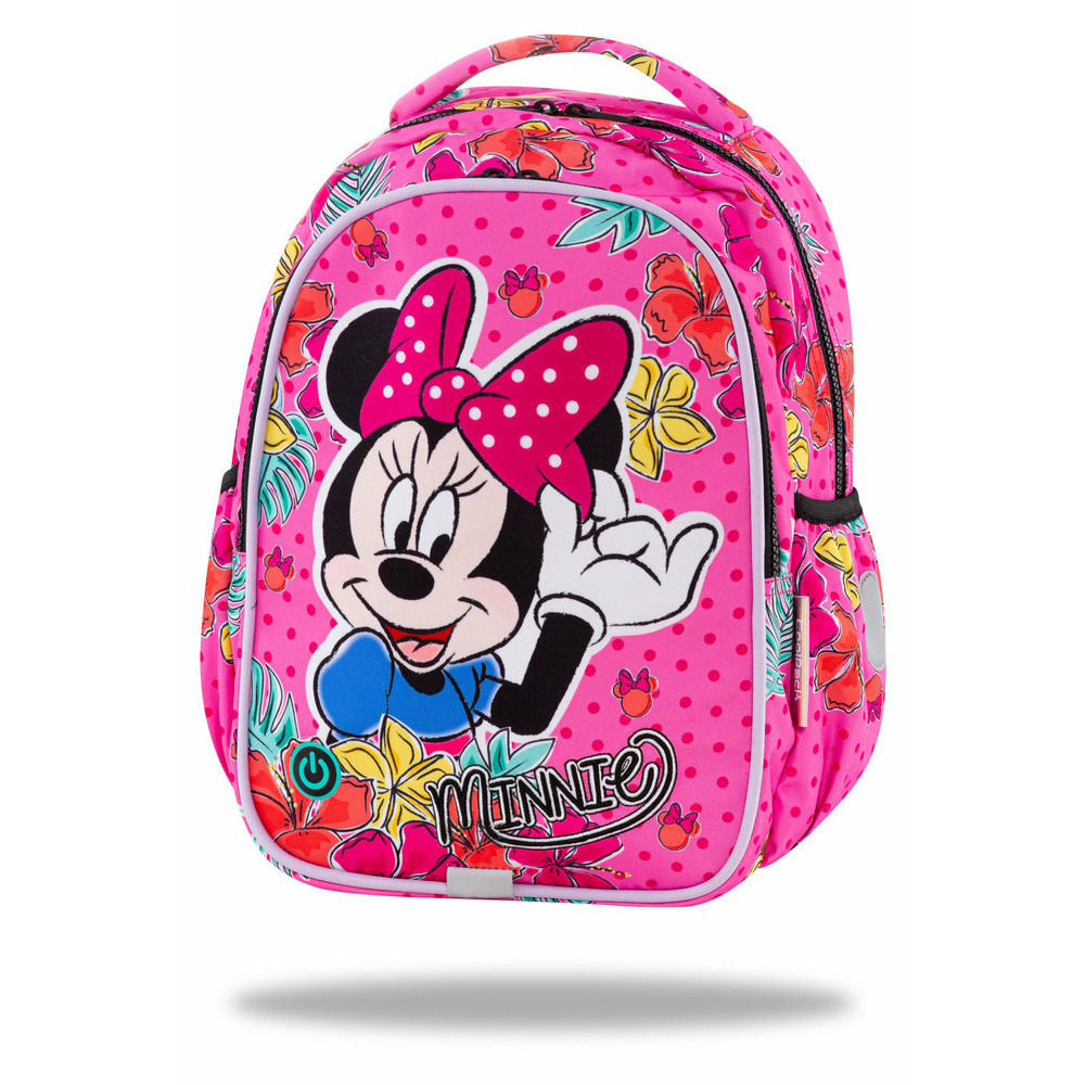 Ученическа светеща раница с LED светлини CoolPack Joy S Minnie Tropical