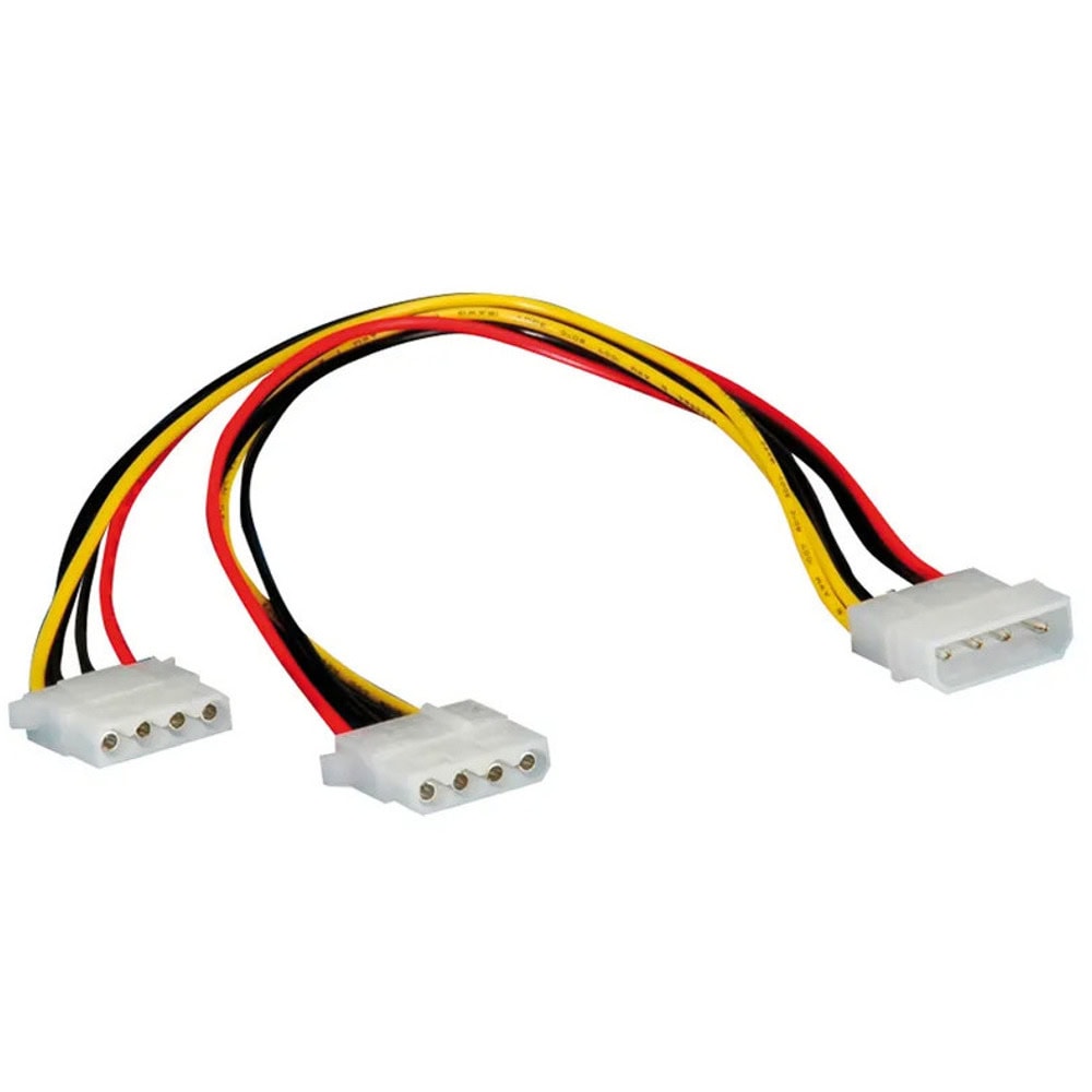 Кабел PSU разклонителен 4pin Molex към 2x 4pin Molex