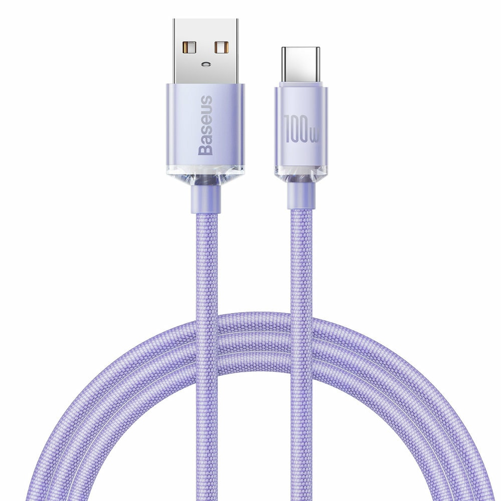 Кабел Baseus Crystal Shine USB-A to USB-C Cable (CAJY000405)