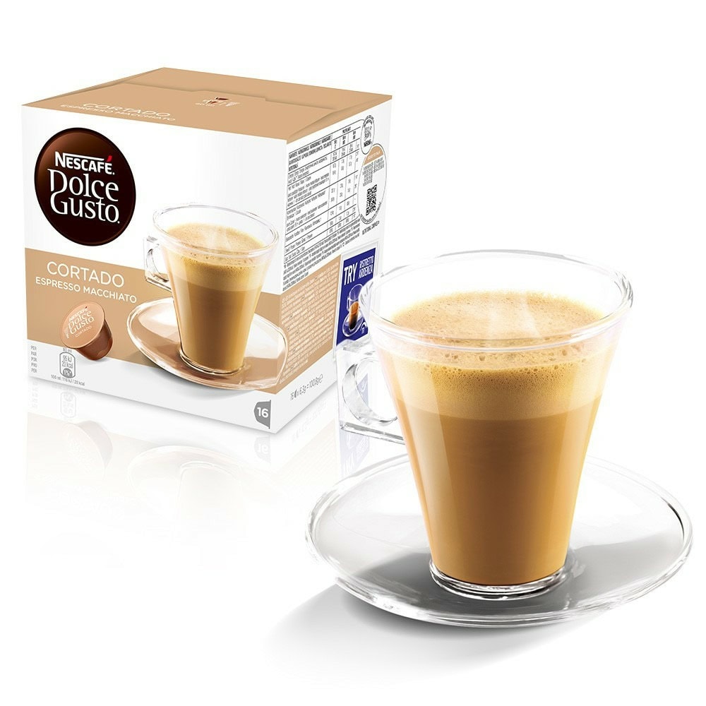 Кафе капсули NESCAFE Dolce Gusto Cortado Espresso Macchiato Decaffeinato