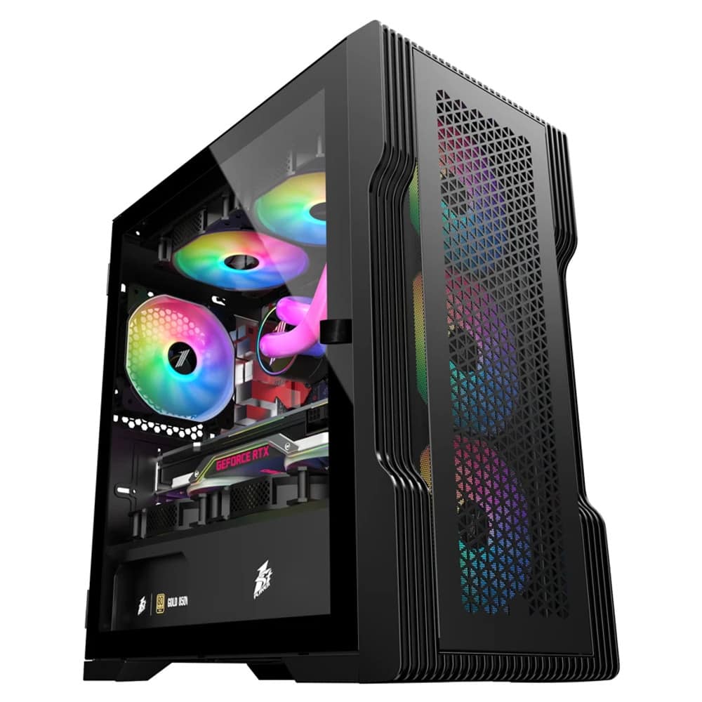 Кутия 1stPlayer TRILOBITE T3 Mesh Black