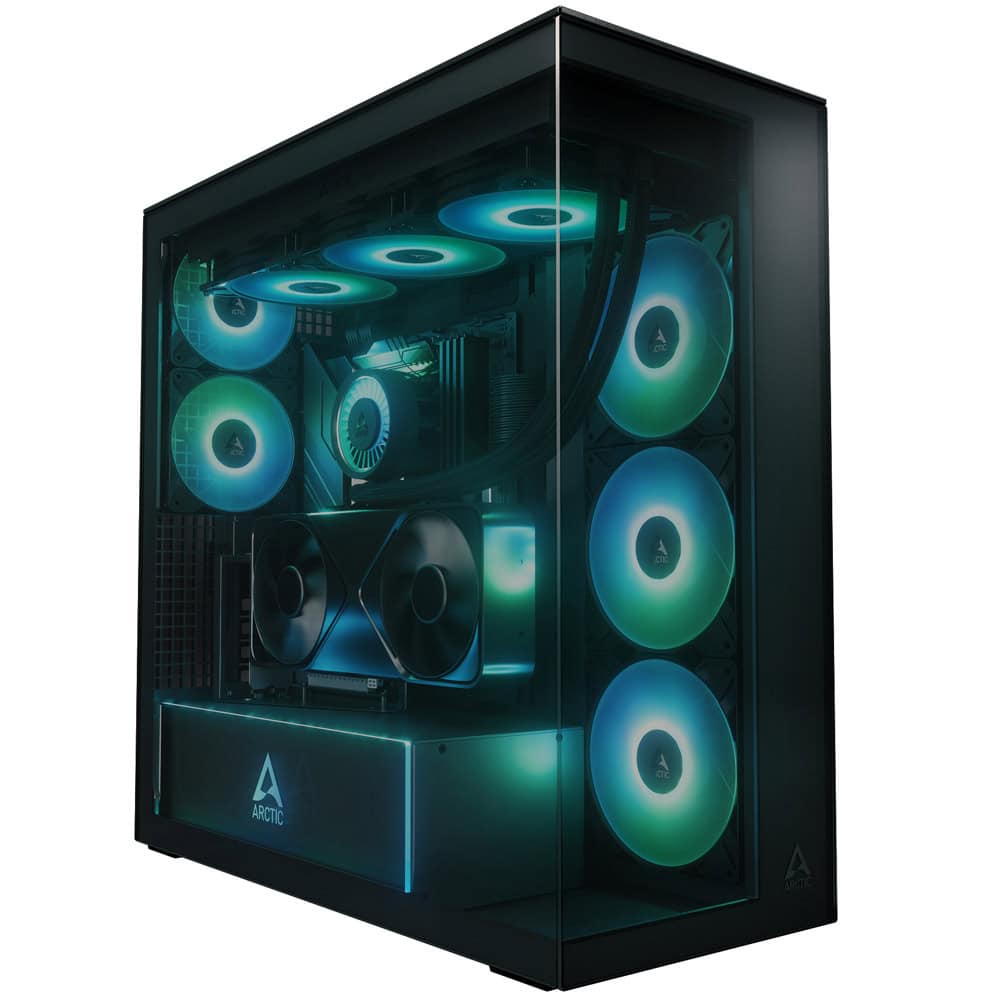 Кутия Arctic Xtender VG - Black Mid-Tower