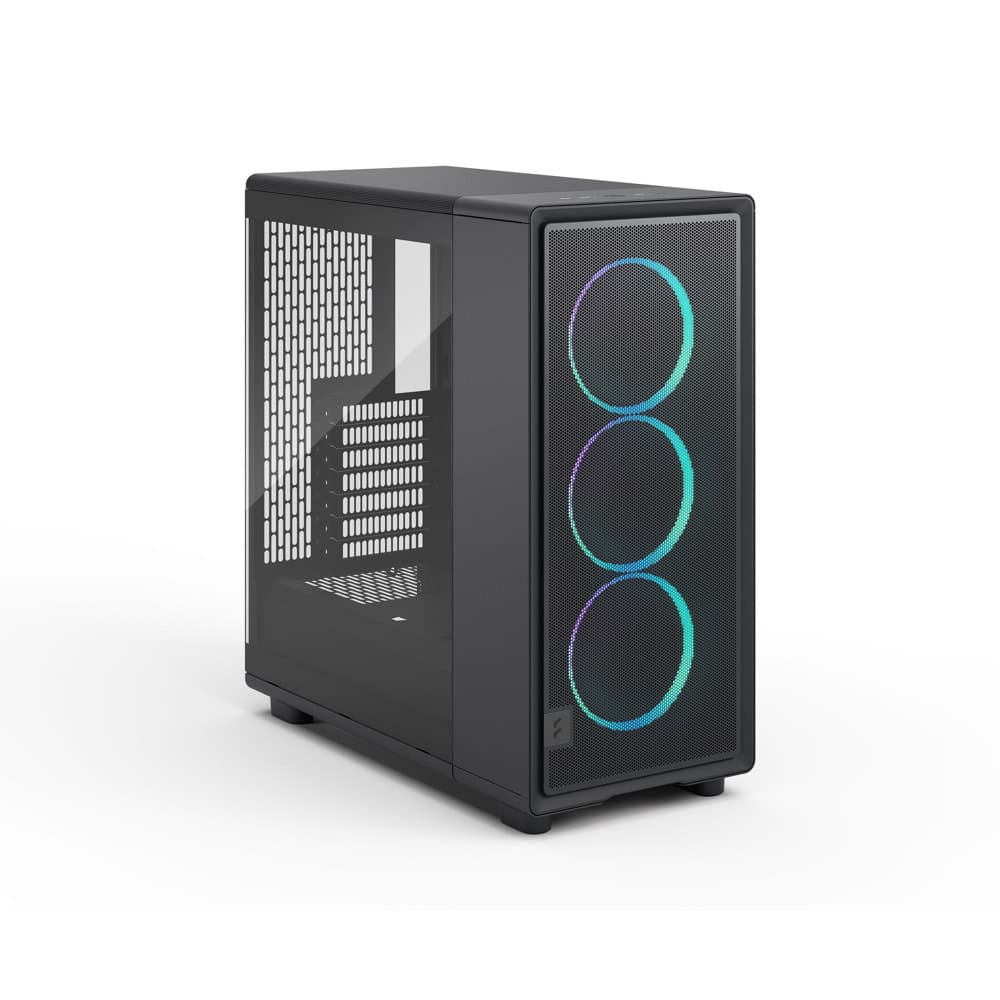 Кутия Fractal Design Epoch BLACK TG RGB LIGHT TI