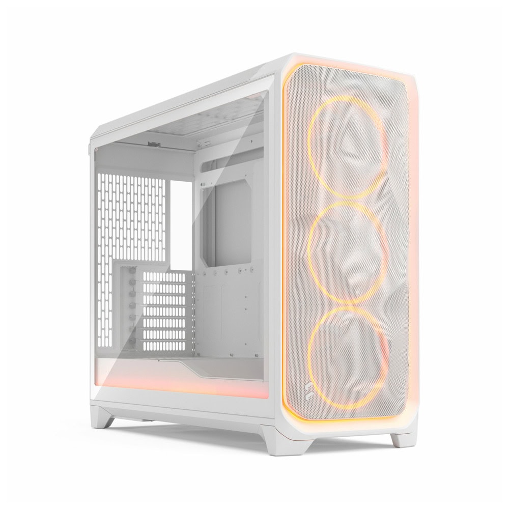 Кутия Fractal Design Meshify 3 XL Ambience Pro RGB White TG Clear Tint
