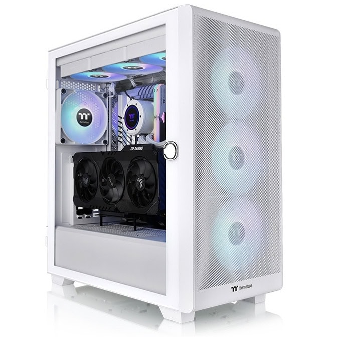 Кутия Thermaltake S250 TG ARGB Snow