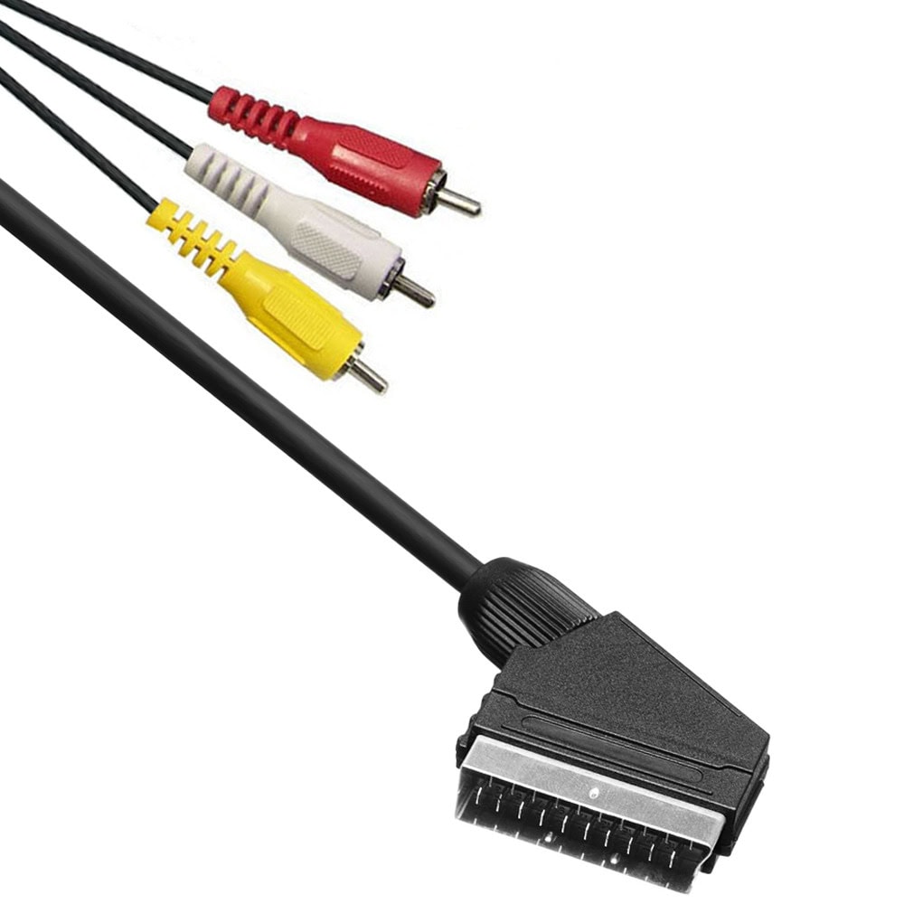 Кабел SCART(М) към 4 RCA Chinch(м)