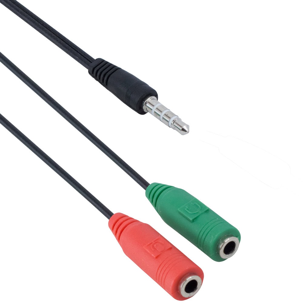 Преходник 3.5mm жак(м) към 3.5mm жак(ж)