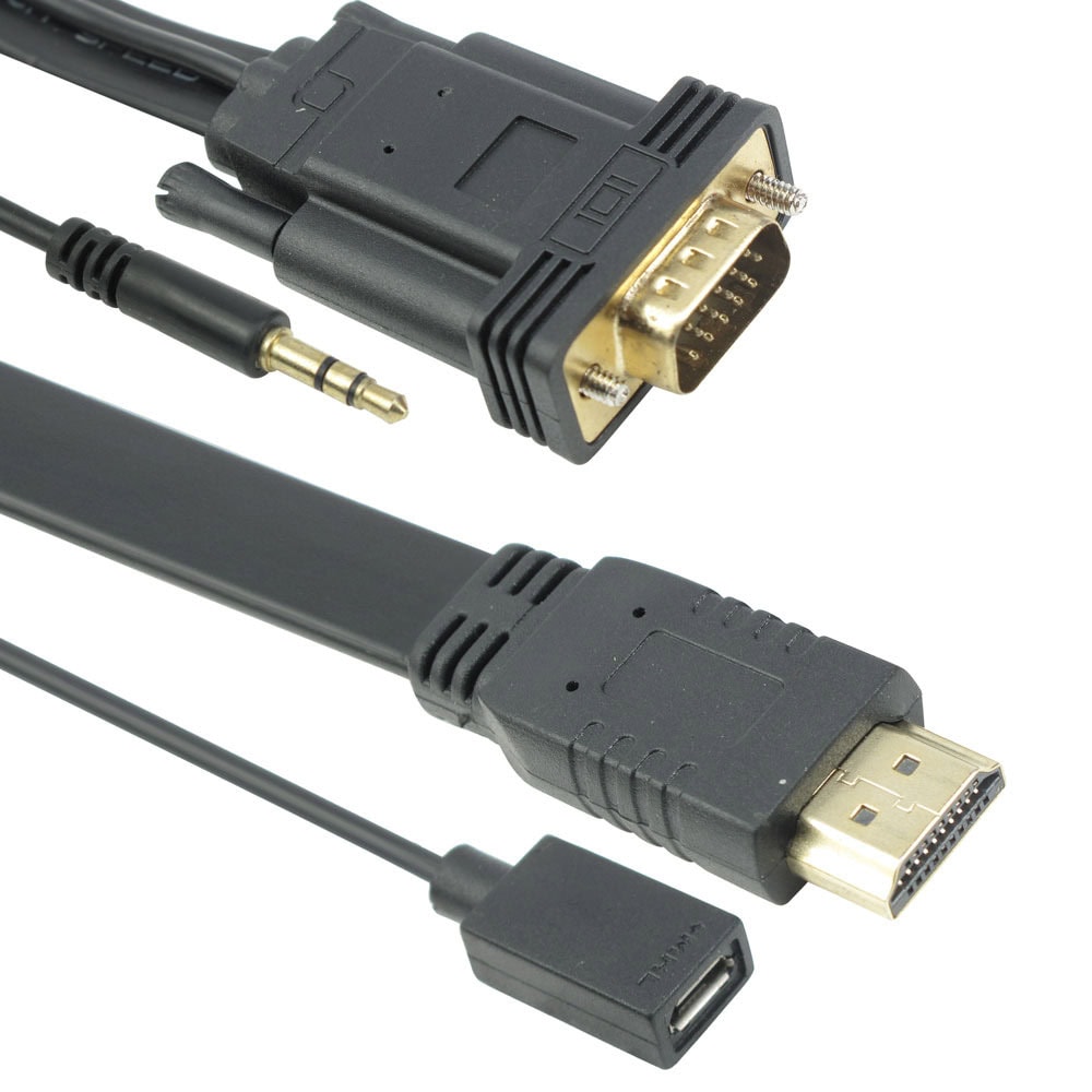 Кабел HDMI(м) към VGA(м)