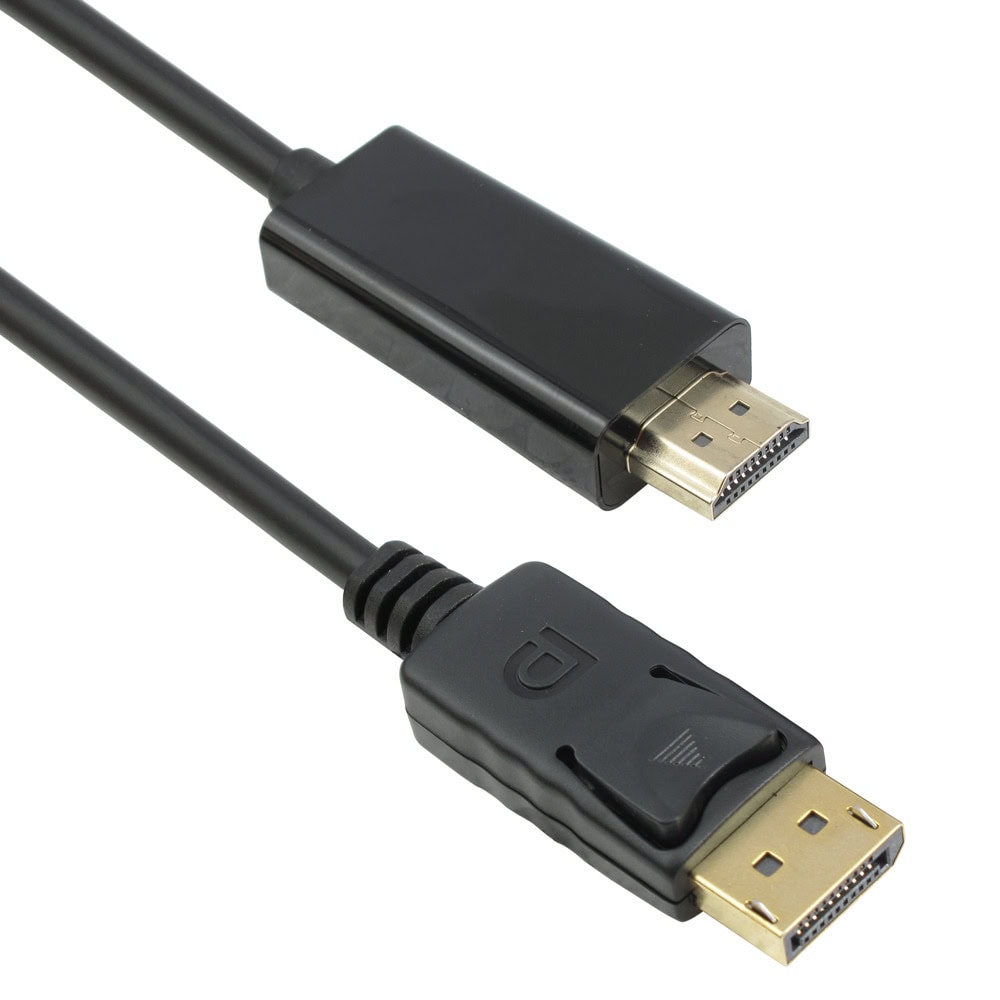 Кабел DP(м) към HDMI(м)