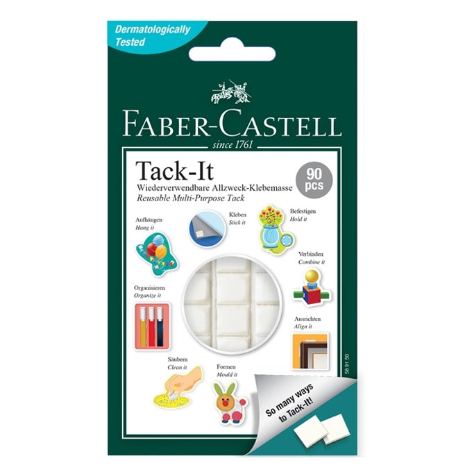 Самозалепваща гума Faber-Castell Tack-It