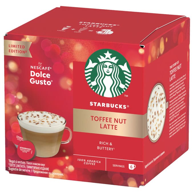 Кафе капсули STARBUCKS Toffee nut Latte