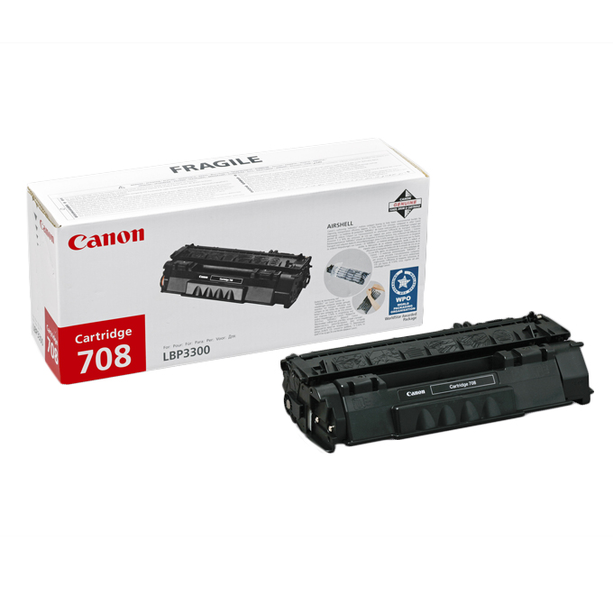 Тонер касета за Canon LBP 3300 - Black - P№ CR0266B002AA - CRG-708 - заб.: 2500 к