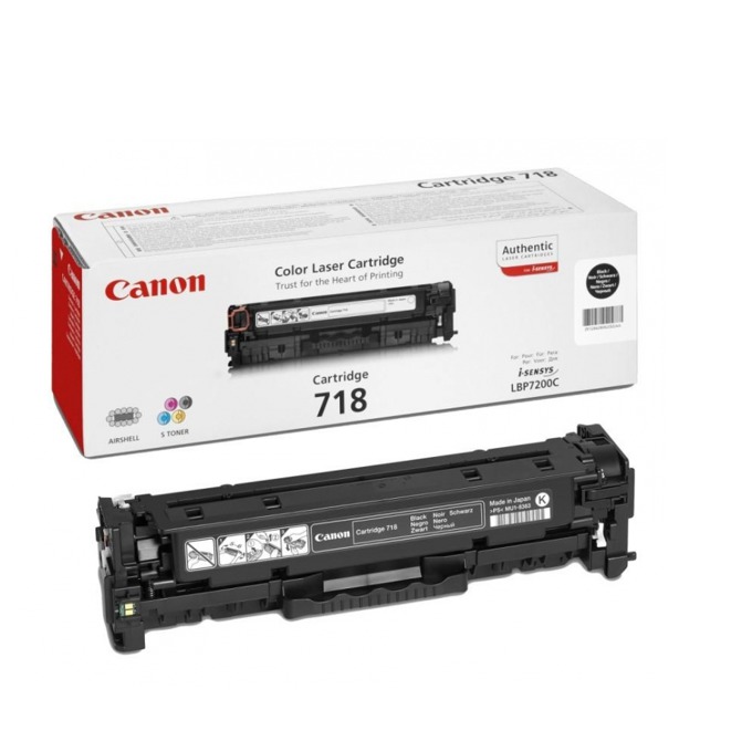 Касета за CANON LBP 7200/MF 8330/8350 - Black - P№ CRG-718B - CR2662B002AA - заб.: 3400k