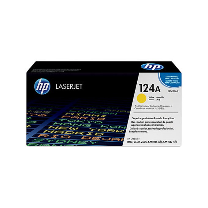 Касета за HP COLOR LASER JET 2600/2605/1600 - Yellow - P№ Q6002A - заб.: 2000k