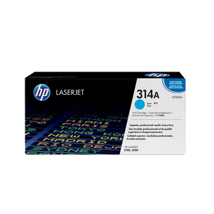 Касета за HP COLOR LASER JET 3000/2700 - Cyan - P№ Q7561A - заб.: 3500k