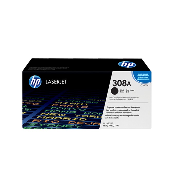 Касета за HP COLOR LASER JET 3500//3550/3700 - Black - P№ Q2670A - заб.: 6000k