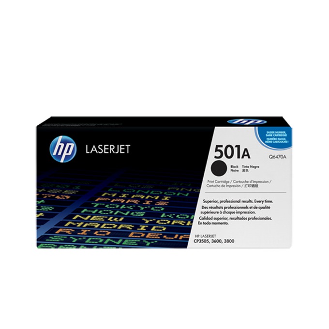 Касета за HP COLOR LASER JET CP3505/3600/3800 - Black - P№ Q6470A - заб.: 6000k