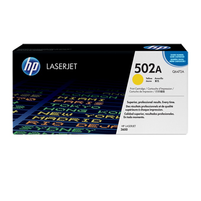 Касета за HP COLOR LASER JET 3600 - Yellow - P№ Q6472A - заб.: 4000k