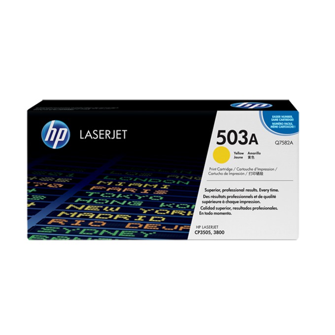 Касета за HP COLOR LASER JET CP3505 /3800 - Yellow - P№ Q7582A - заб.: 6000k