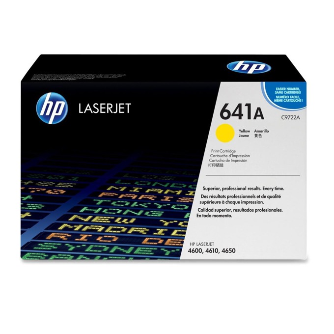 Касета за HP COLOR LASER JET SMART PRINT 4600 - Yellow - P№ C9722A - заб.: 8000k