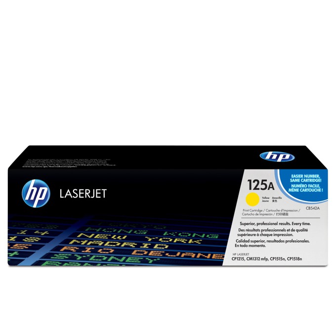 Касета за HP COLOR LASER JET CP1215/1515N - Yellow - P№ CB542A - заб.: 1400k