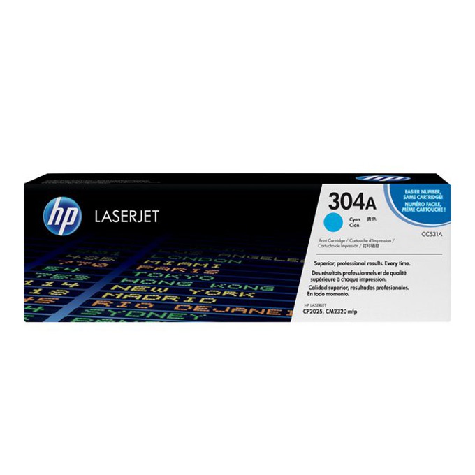 Касета за HP COLOR LASER JET CP2025/CM2320MFP - Cyan - P№ CC531A - заб.: 2800k