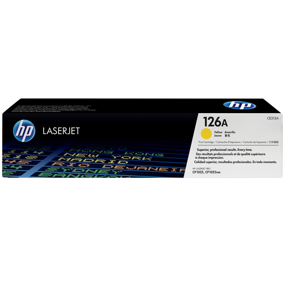 Касета за HP COLOR LASER JET CP1025/1025NW/HP126A Print Cartridge - Yellow - P№ CE312A - заб.: 1000k