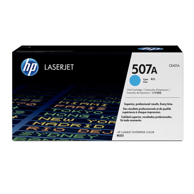 Касета за HP COLOR LASER JET Enterprise 500/M551 - /507A/ - Cyan - P№ CE401A - заб.: 6000 брой копия