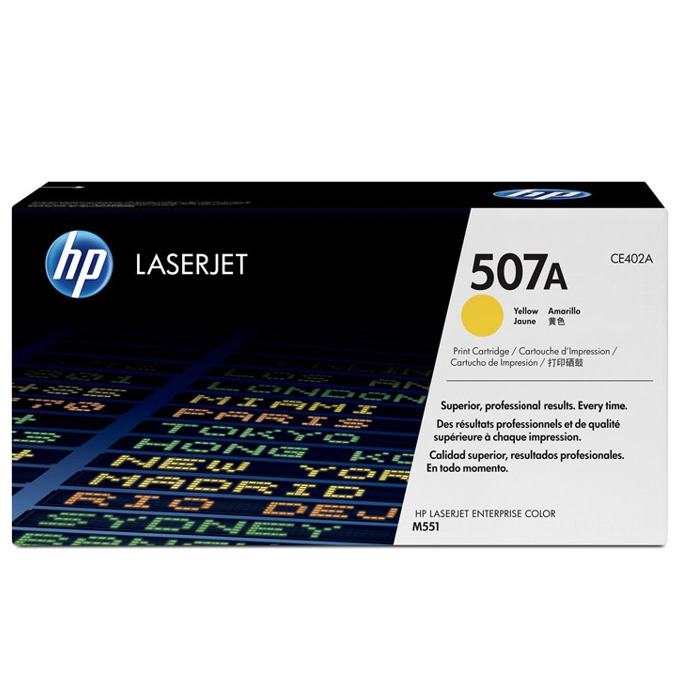 Касета за HP COLOR LASER JET Enterprise 500/M551 - /507A/ - Yellow - P№ CE402A - заб.: 6000 брой копия