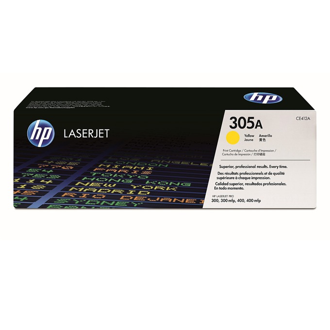 Касета за HP COLOR LASER JET PRO M375NW/M451DN/M451DW/M451NW/M475DN - Yellow - P№ CE412A - заб.: 2600 брой копия