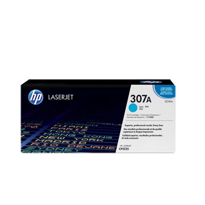 Касета за HP COLOR LASER JET CP5225/CP5225n/CP5225dn Print Cartridge 307A - Cyan - P№ CE741A - заб.: 7300k