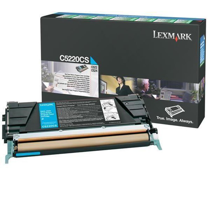 Касета за LEXMARK OPTRA C 522/524/530/532/534 - Cyan - Return program cartridge - P№ C5220CS - заб.: 3000k