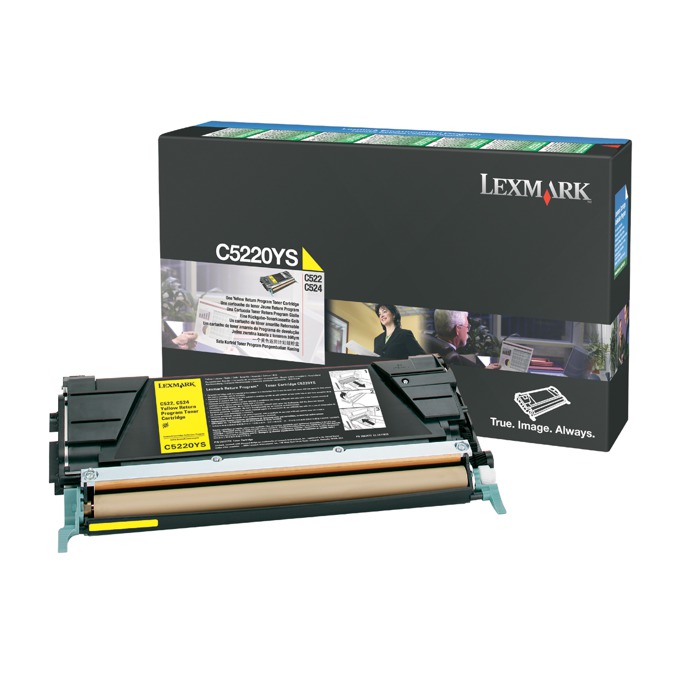 Касета за LEXMARK OPTRA C 522/524/530/532/534 - Yellow - P№ C5222YS - заб.: 3000k