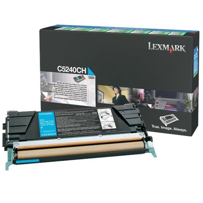 Касета за LEXMARK OPTRA C 524 - Cyan - Return program cartridge - P№ C5240CH - заб.: 5000k