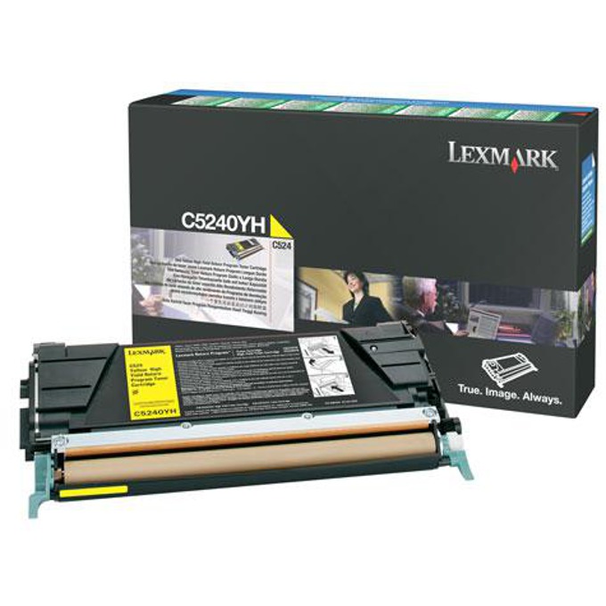 Касета за LEXMARK OPTRA C 524 - Yellow - Return program cartridge - P№ C5240YH - заб.: 5000k