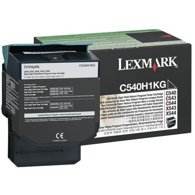 Касета за LEXMARK OPTRA C 540 series/X540 series - Black - Return program cartridge High Yield - P№ C540H1KG - заб.: 2500k