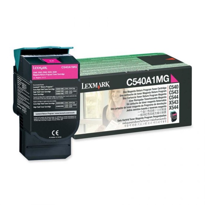 Касета за LEXMARK OPTRA C 540 series/X540 series - Magenta - Return program cartridge - P№ C540A1MG - заб.: 1000k