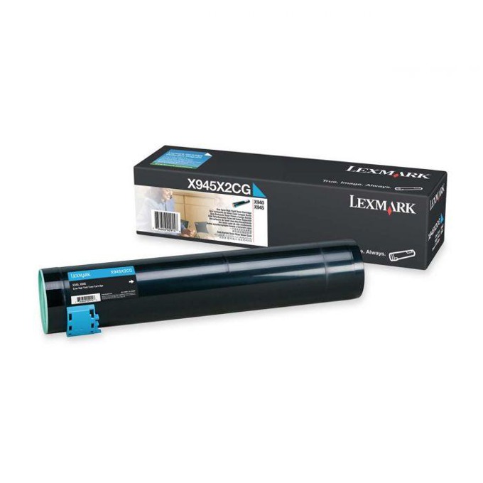 Касета за LEXMARK X 94x Series - Cyan - P№ X945X2CG - заб.: 22000k