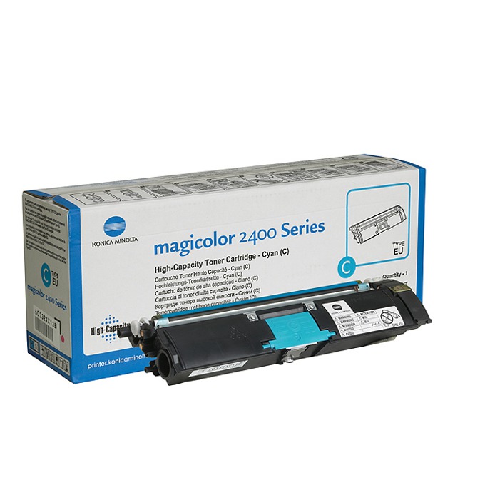 Касета за KONICA MINOLTA MC 2400/2500 Series - Cyan - High capacity - P№ 1710589-007/A00W332 - заб.: 4500k