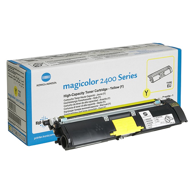 Касета за KONICA MINOLTA MC 2400/2500 Series - Yellow - High capacity - P№ 1710589-005/A00W132 - заб.: 4500k