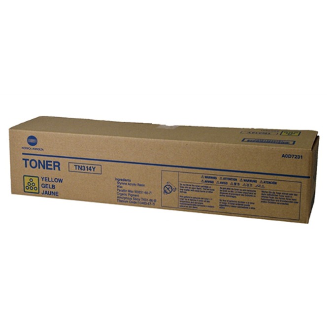Касета за KONICA MINOLTA BIZHUB C353/C355 - Yellow - TN314Y -  P№ A0D7251 - заб.: 20000k