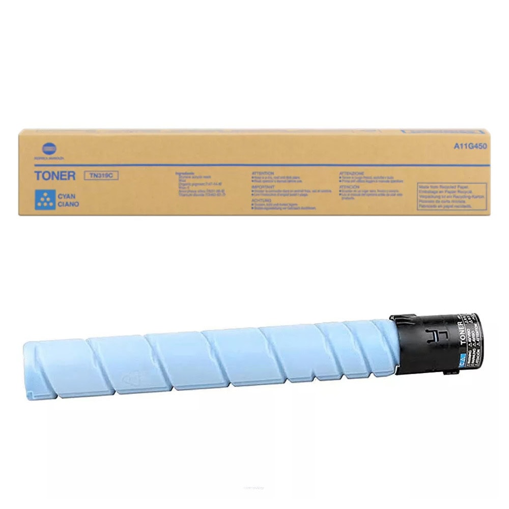 Тонер касета за Konica Minolta Bizhub C360 - Cyan - P№ A11G450 - Konica Minolta TN-319C - Оригинална