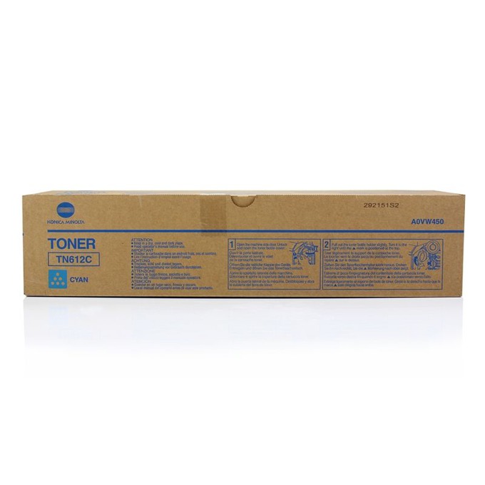 Касета за KONICA MINOLTA BIZHUB Pro C5501/C6501 - Cyan - TN612C -  P№ A0VW450 - заб.: 25000k